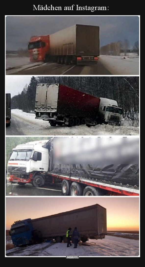 Mädchen auf Instagram..