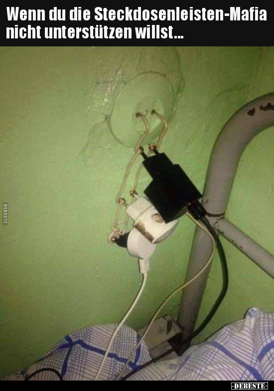 Wenn du die Steckdosenleisten-Mafia nicht unterstützen willst...