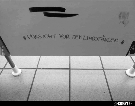 Vorsicht vor den Limbotänzer... - Lustige Bilder | DEBESTE.de