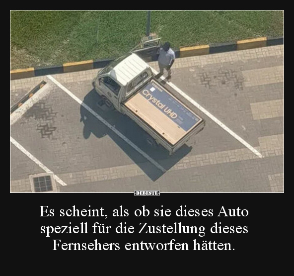 Es scheint, als ob sie dieses Auto speziell für die.. - Lustige Bilder | DEBESTE.de
