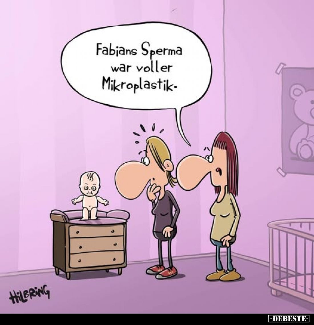 Fabians Sperma war voller Mikroplastik.