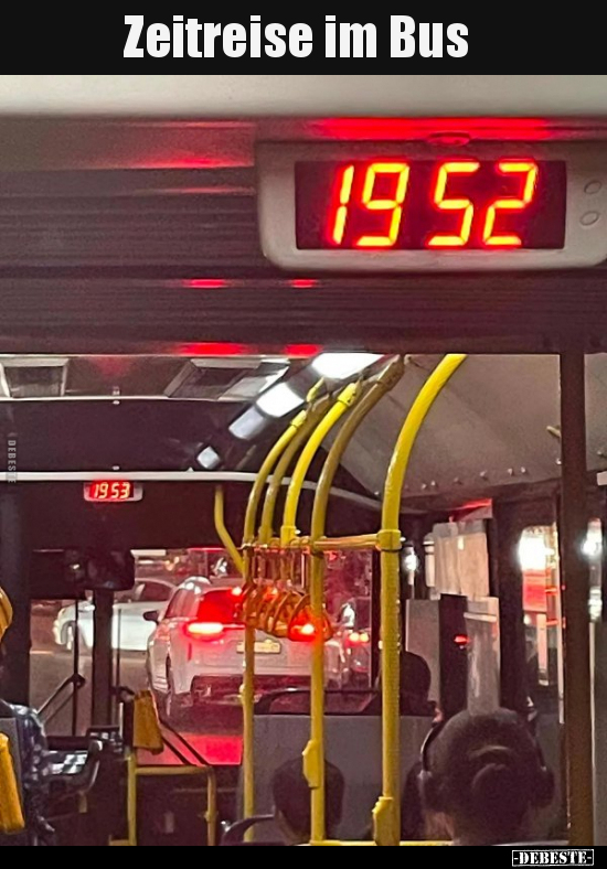 Zeitreise im Bus.. - Lustige Bilder | DEBESTE.de