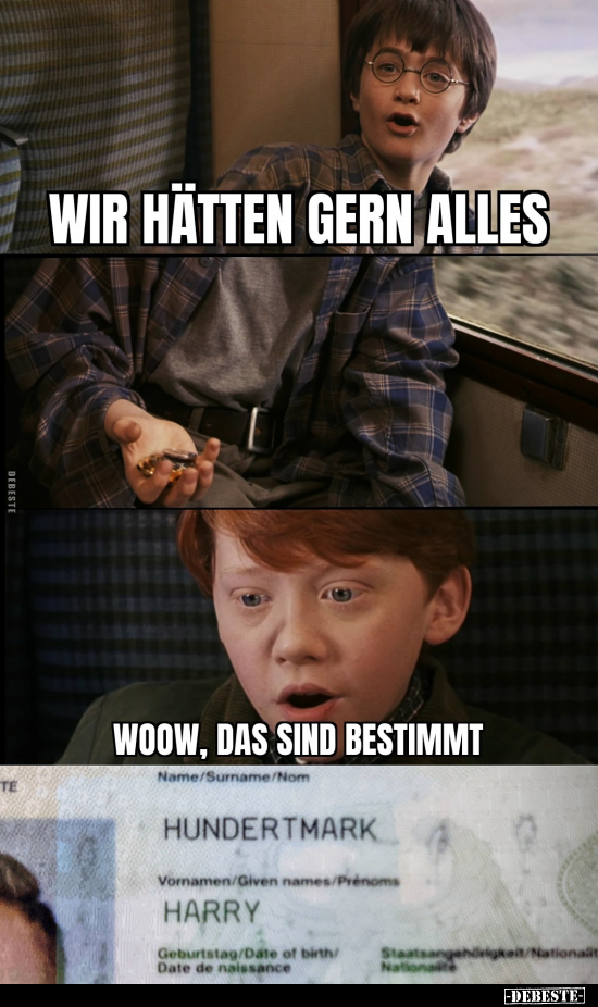 Wir hätten gern alles...