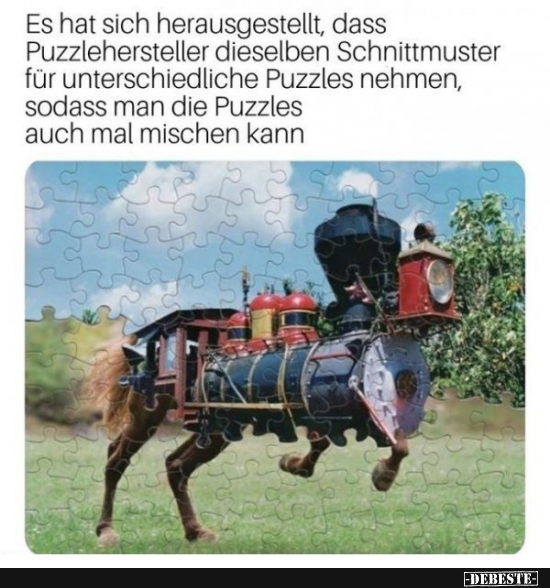 Es hat sich herausgestellt, dass Puzzlehersteller..