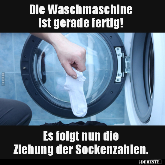 Die Waschmaschine ist gerade fertig.. - Lustige Bilder | DEBESTE.de