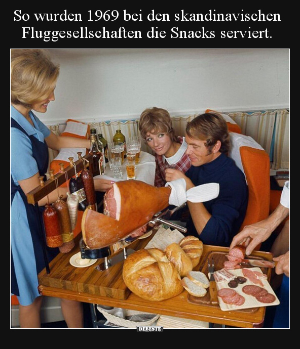 So wurden 1969 bei den skandinavischen Fluggesellschaften.. - Lustige Bilder | DEBESTE.de