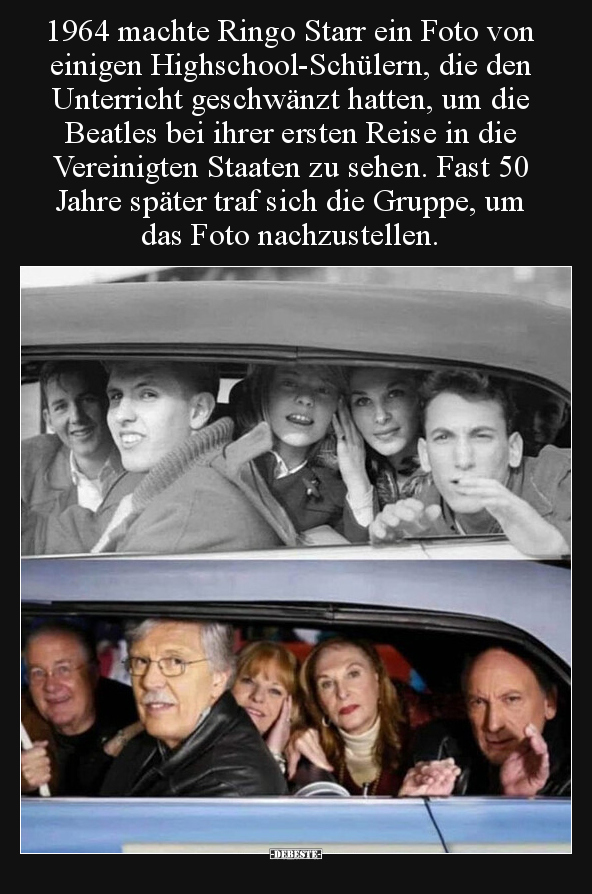 1964 machte Ringo Starr ein Foto von einigen.. - Lustige Bilder | DEBESTE.de