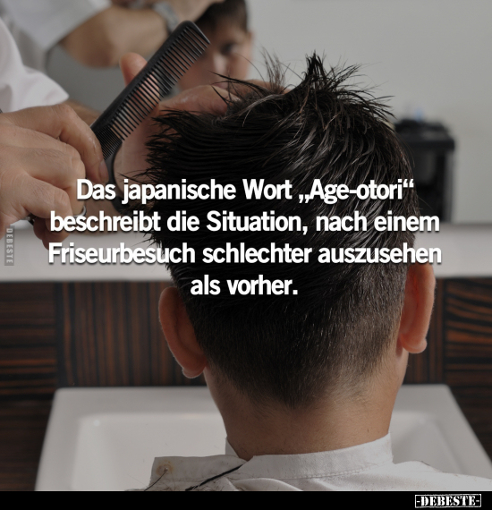 Das japanische Wort "Age-otori" beschreibt die Situation.. - Lustige Bilder | DEBESTE.de