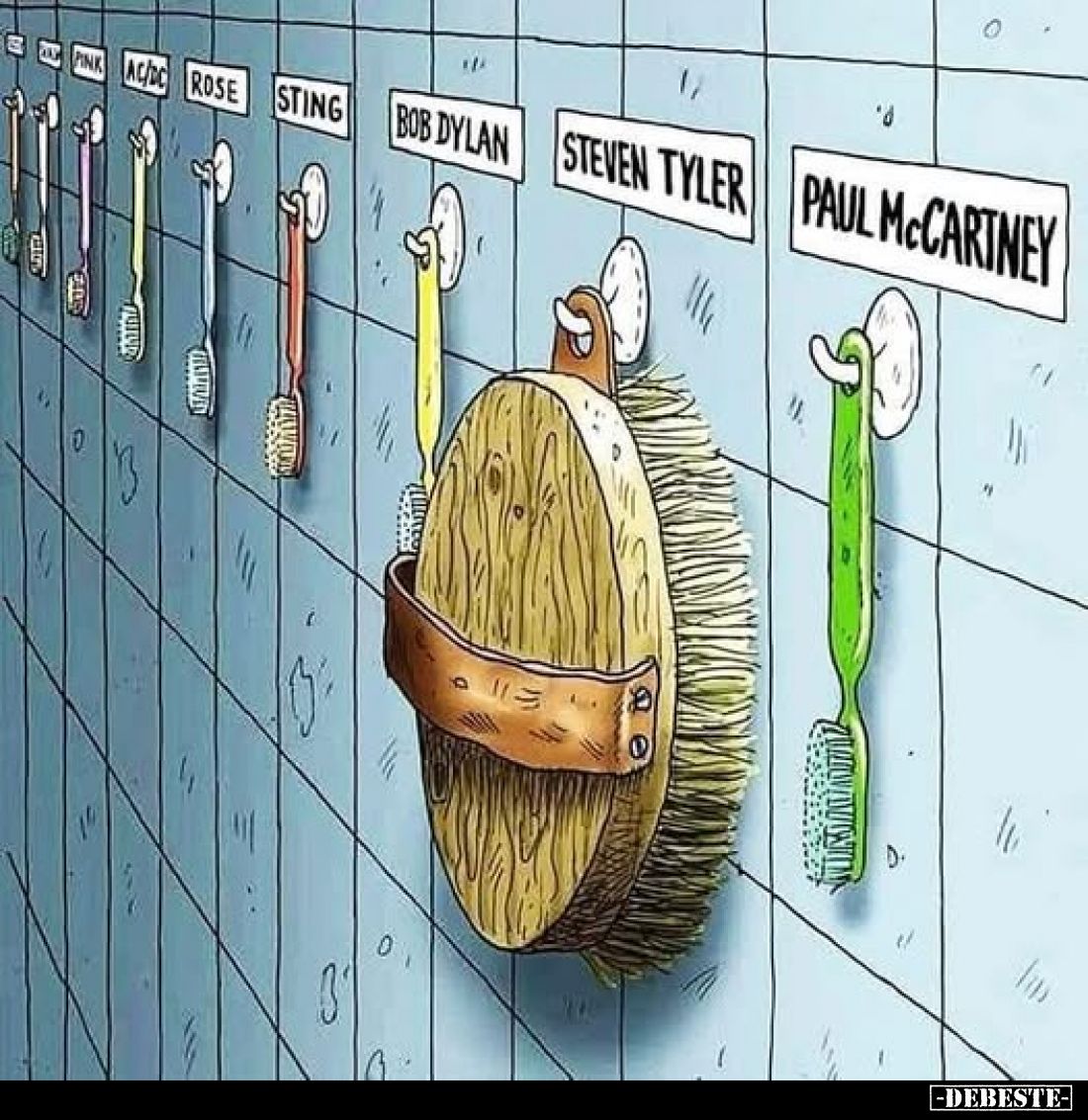 Steven Tyler vs
Paul McCartney.