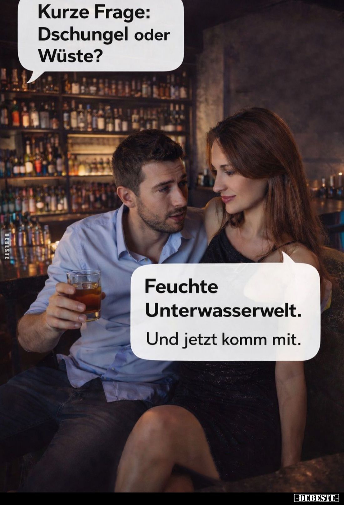 Kurze Frage: Dschungel oder Wüste?
-
Feuchte Unterwasserwelt.
Und jetzt komm mit.