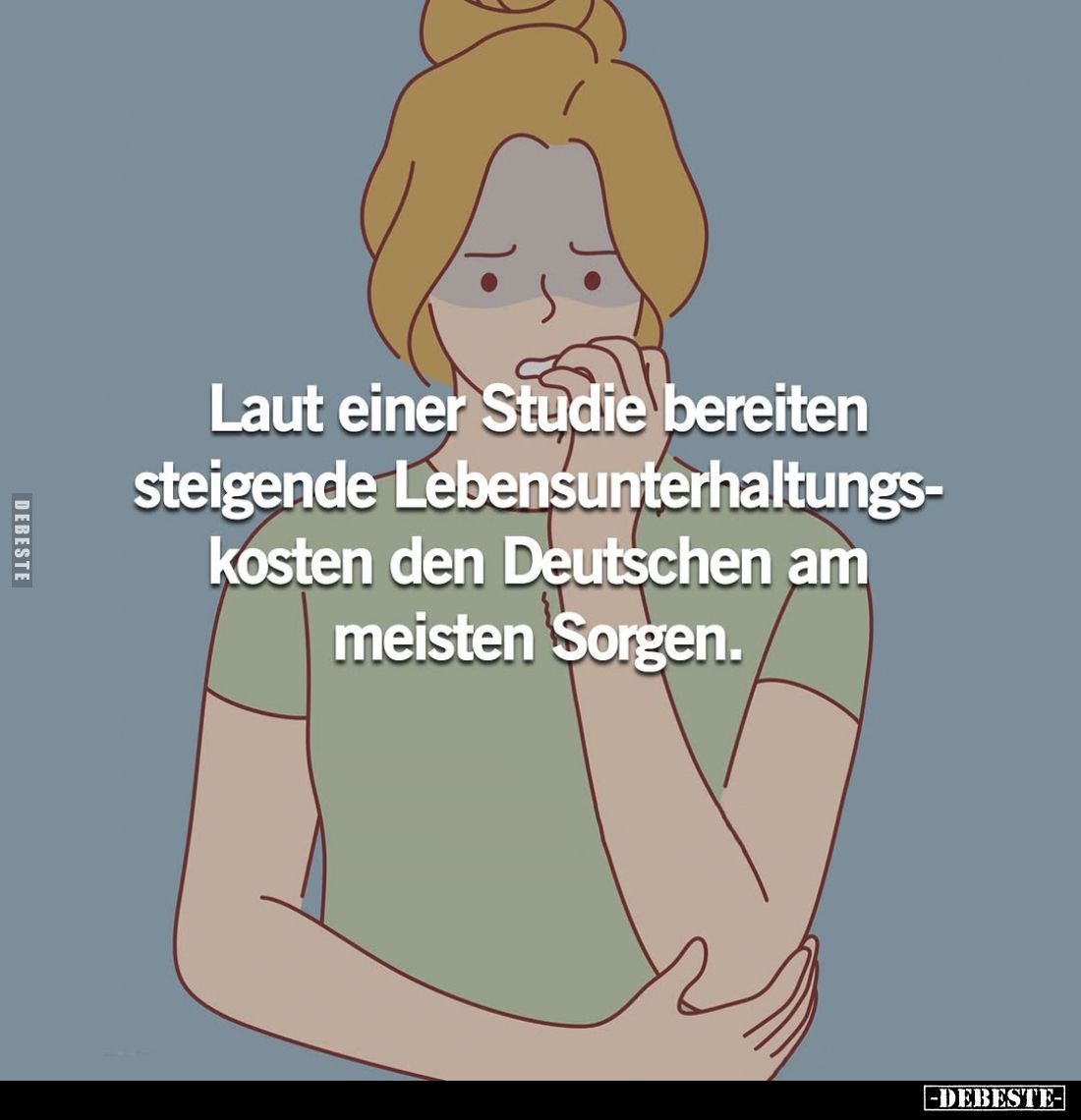 Laut einer Studie bereiten steigende Lebensunterhaltungskosten den Deutschen am meisten Sorgen.