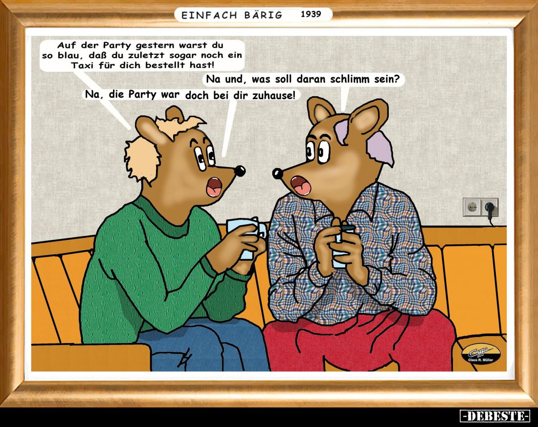 Auf der Party gestern warst du so blau... - Lustige Bilder | DEBESTE.de