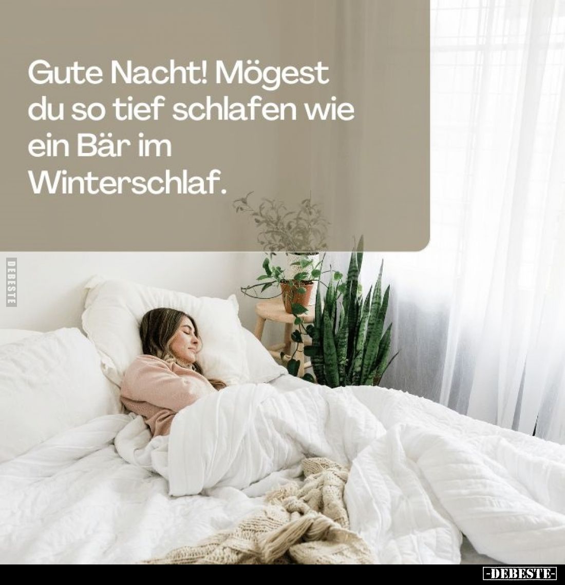 Gute Nacht! Mögest du so tief schlafen... - Lustige Bilder | DEBESTE.de