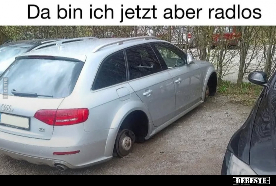 Da bin ich jetzt aber radlos... - Lustige Bilder | DEBESTE.de