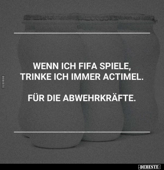 Wenn, Fifa, Spiele, Actimel