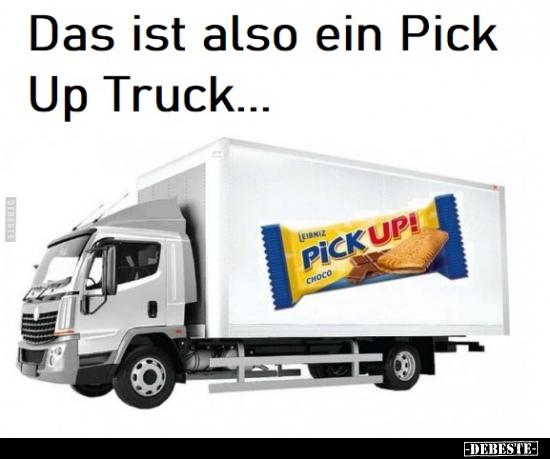 Das ist also ein Pick Up Truck... - Lustige Bilder | DEBESTE.de