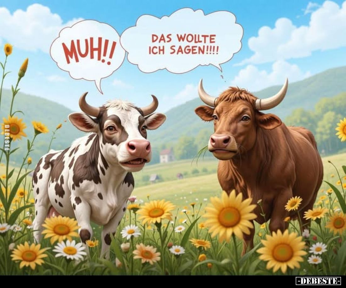 Muh!! -
Das wollte ich sagen!!!!