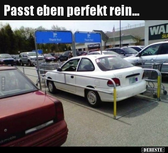 Passt eben perfekt rein...