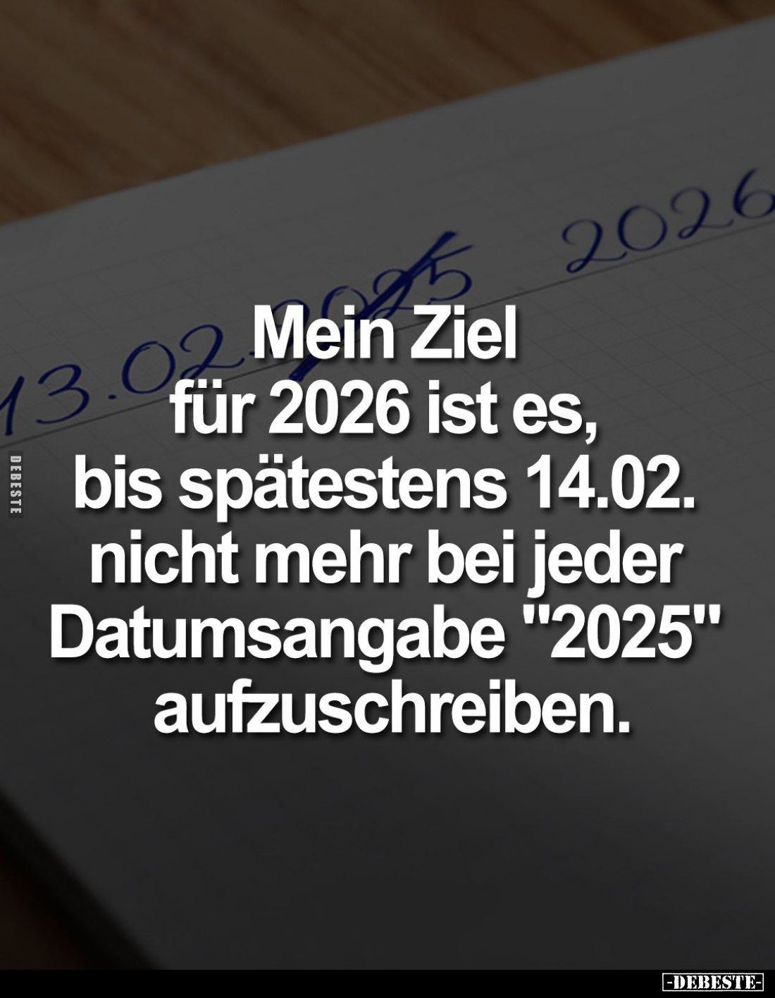 Mein Ziel für 2026 ist es.. - Lustige Bilder | DEBESTE.de