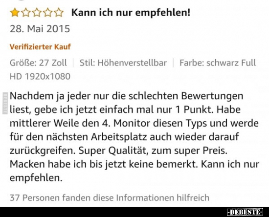 Kann ich nur empfehlen!...