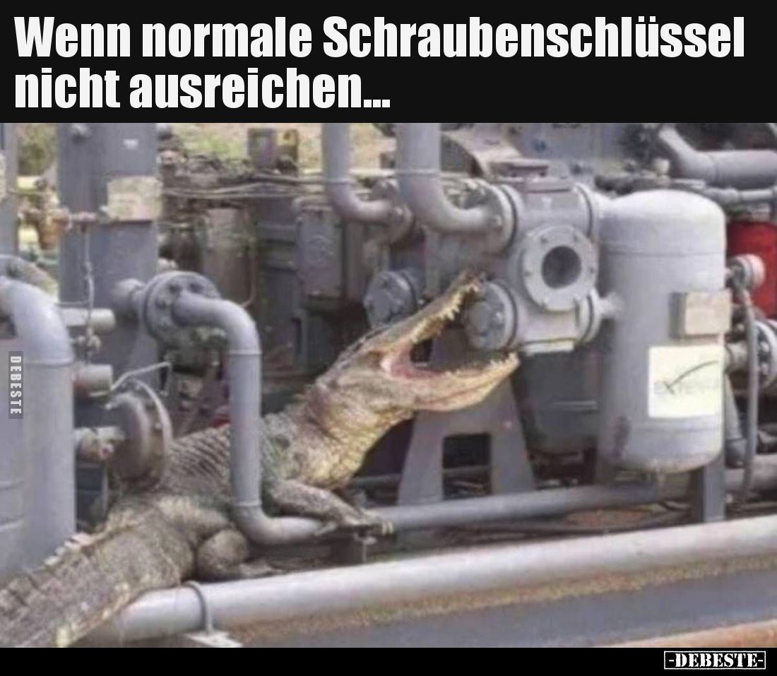 Wenn normale Schraubenschlüssel nicht ausreichen.