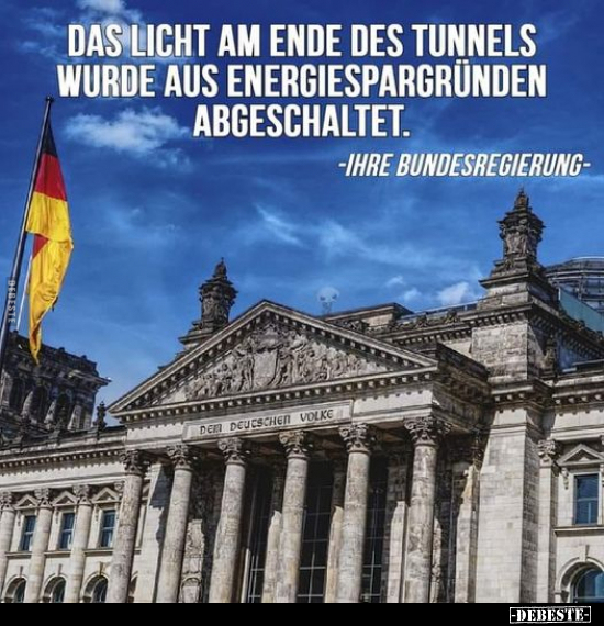Das Licht am Ende des Tunnels wurde aus Energiespargründen.. - Lustige Bilder | DEBESTE.de