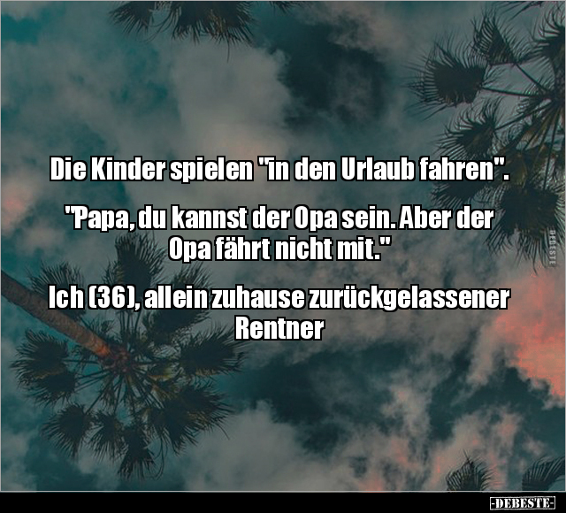 Die Kinder spielen "in den Urlaub fahren".. - Lustige Bilder | DEBESTE.de