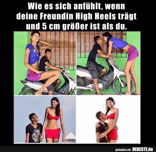 Wie es sich anfühlt, wenn deine Freundin High Heels.. - Lustige Bilder | DEBESTE.de