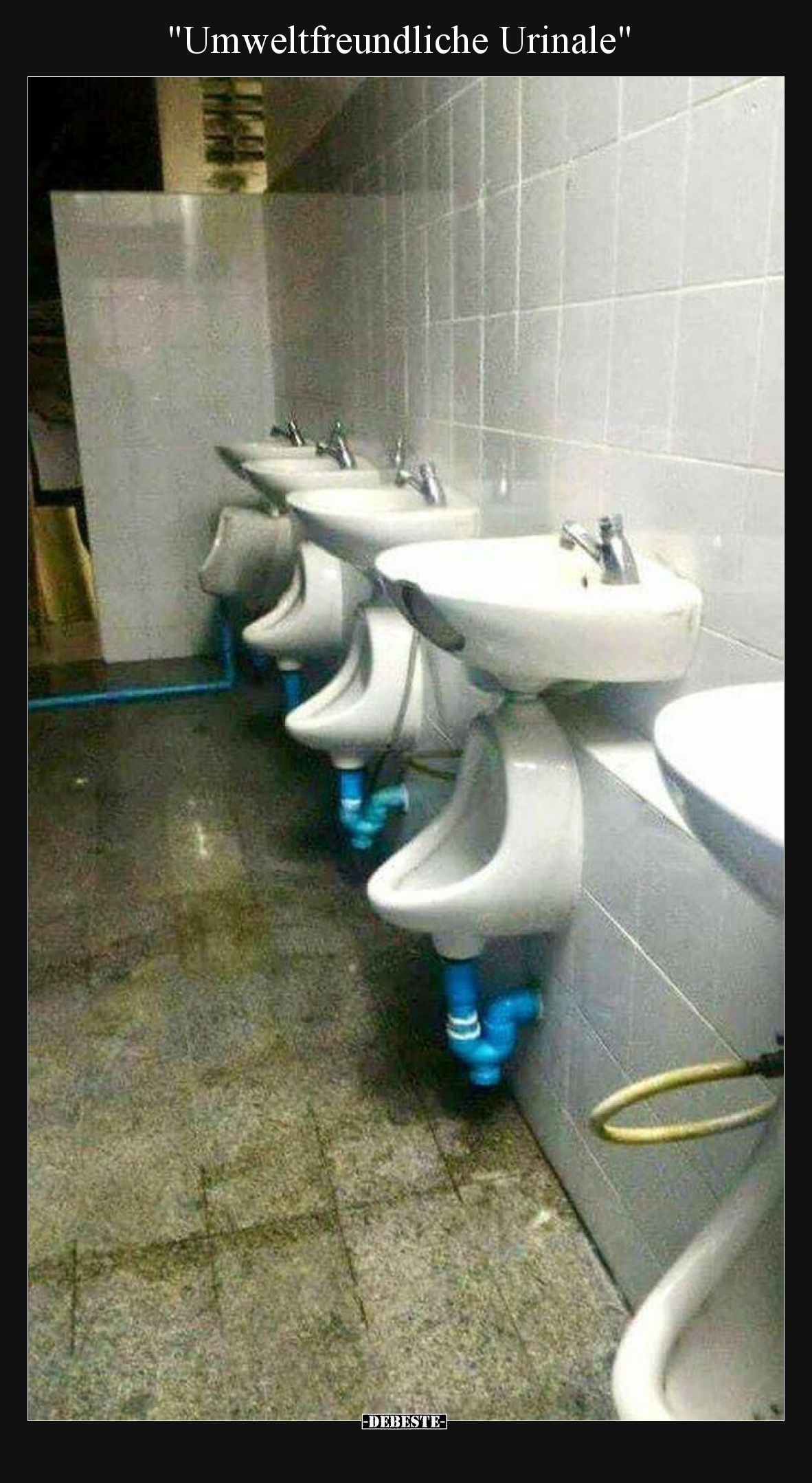 Umweltfreundliche Urinale