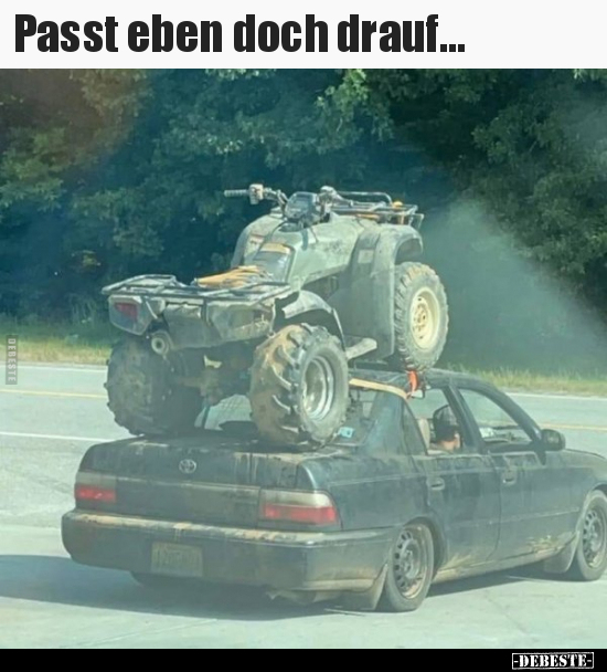 Passt eben doch drauf...