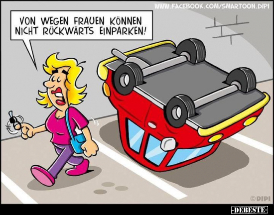 Von wegen Frauen können nicht rückwärts einparken!.. - Lustige Bilder | DEBESTE.de
