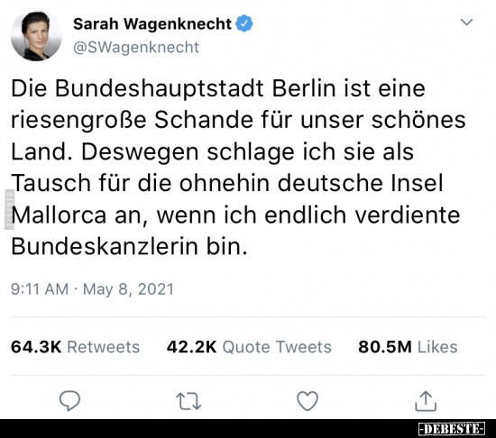 Die Bundeshauptstadt Berlin ist eine riesengroße.. - Lustige Bilder | DEBESTE.de