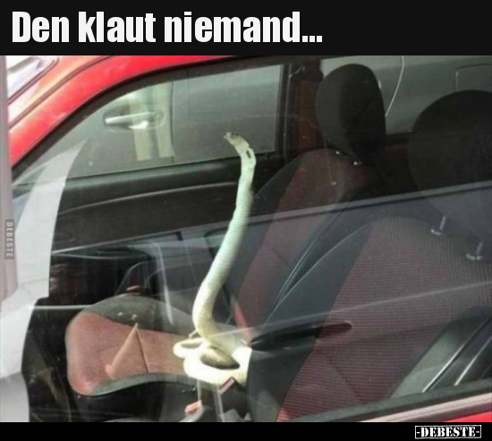 Den klaut niemand...