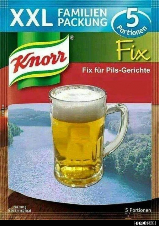 Fix für Pils-Gerichte.. - Lustige Bilder | DEBESTE.de