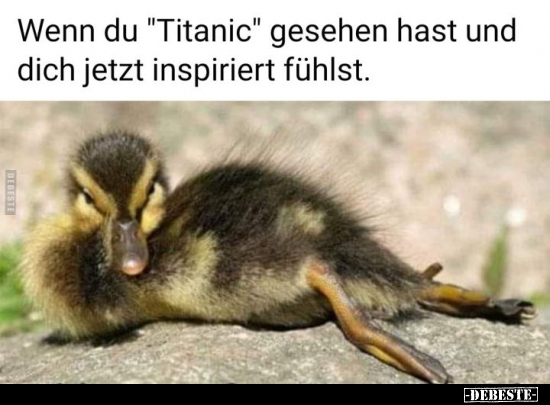 Wenn du "Titanic" gesehen hast und dich jetzt inspiriert.. - Lustige Bilder | DEBESTE.de
