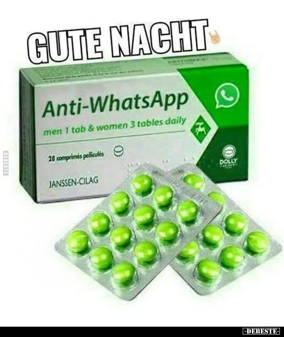 Gute Nacht! Anti-WhatsApp.