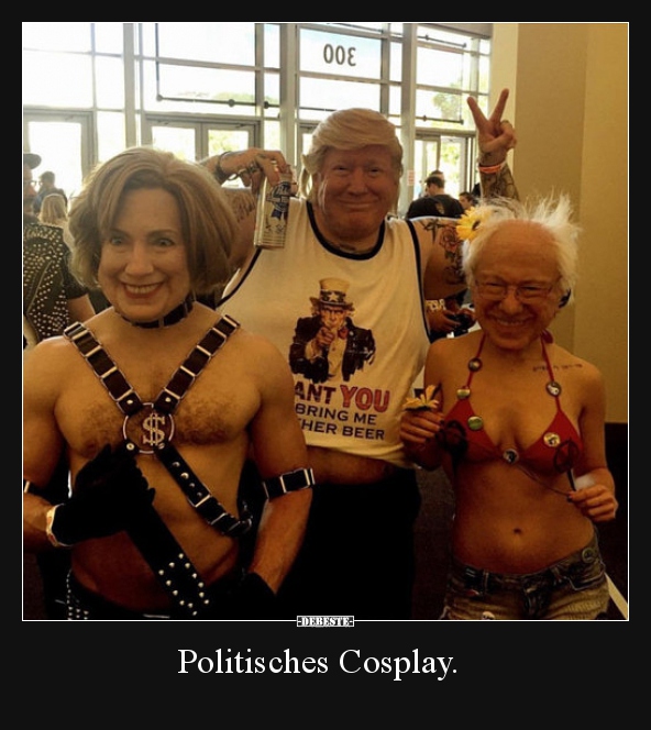 Politisches Cosplay.