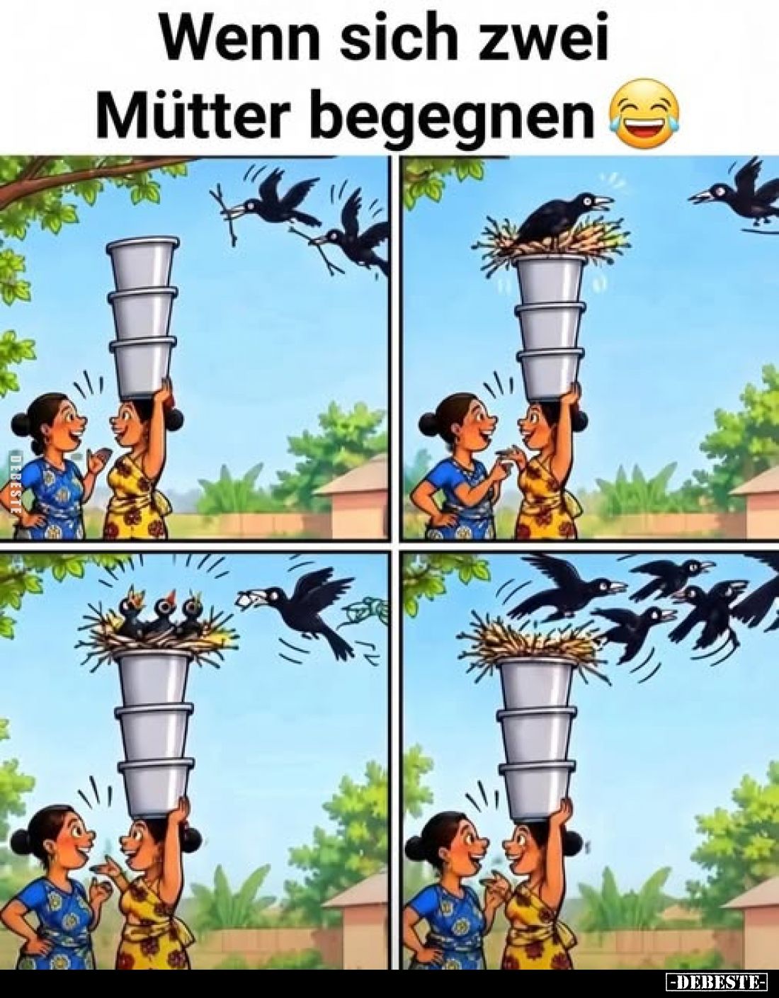Wenn sich zwei Mütter begegnen