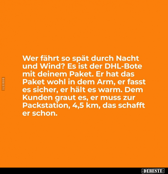 Wer fährt so spät durch Nacht und Wind?.. - Lustige Bilder | DEBESTE.de