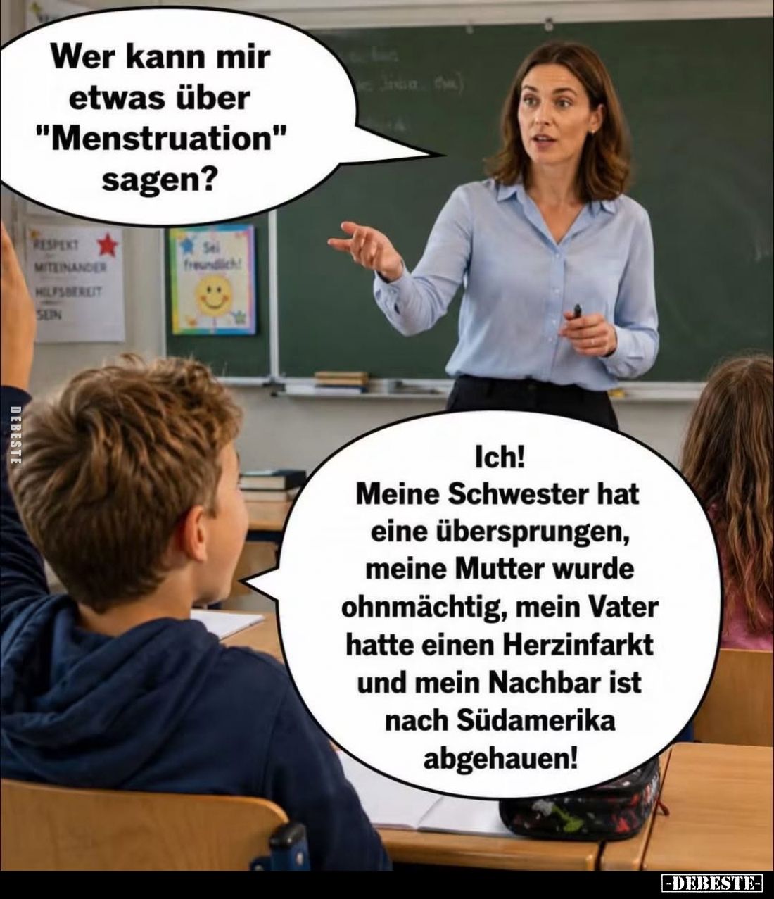 Wer kann mir etwas über "Menstruation" sagen?
-
Ich! Meine Schwester hat eine übersprungen, meine Mutter wurde oh...