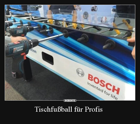 Tischfußball für Profis.. - Lustige Bilder | DEBESTE.de