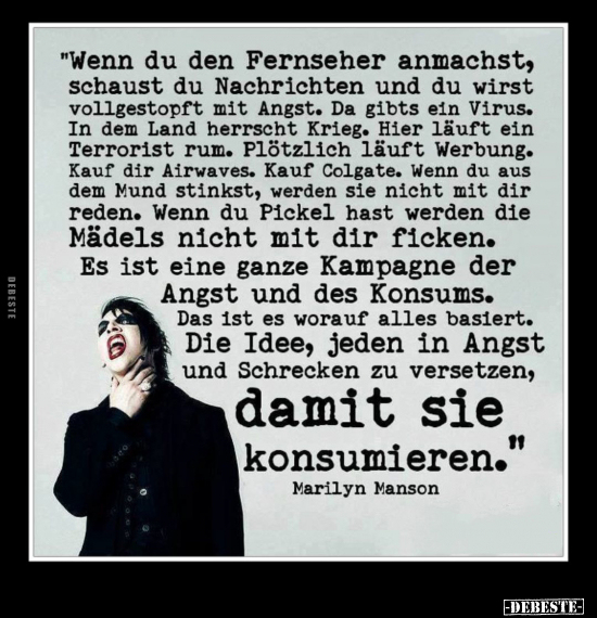 Fernseher, Angst, Virus, Krieg, Läuft