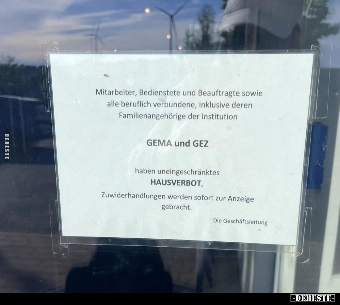 Mitarbeiter, Bedienstete und Beauftragte sowie alle beruflich verbundene, inklusive deren Familienangehörige der Institution ...