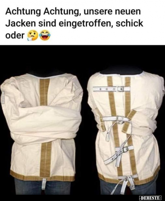 Achtung Achtung, unsere neuen Jacken sind eingetroffen.. - Lustige Bilder | DEBESTE.de