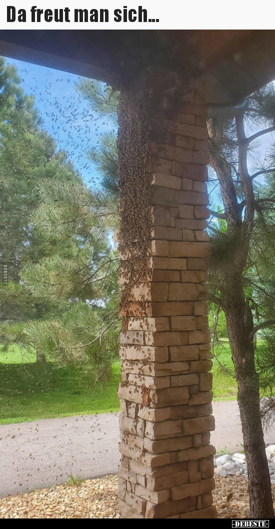 Da freut man sich...