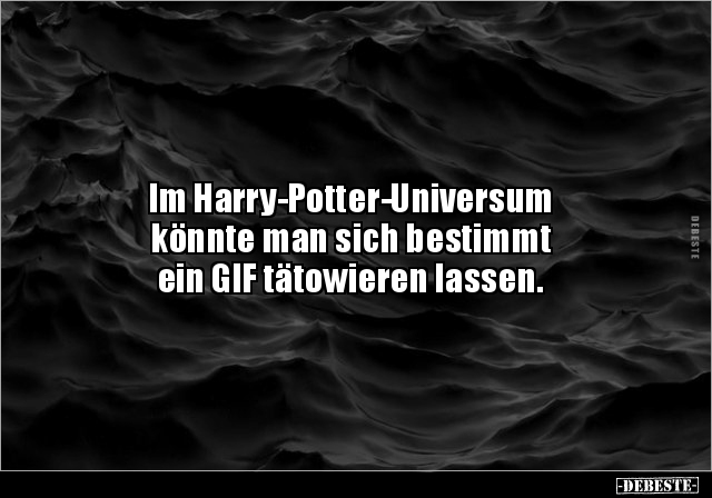 Im Harry-Potter-Universum könnte man sich bestimmt ein.. - Lustige Bilder | DEBESTE.de
