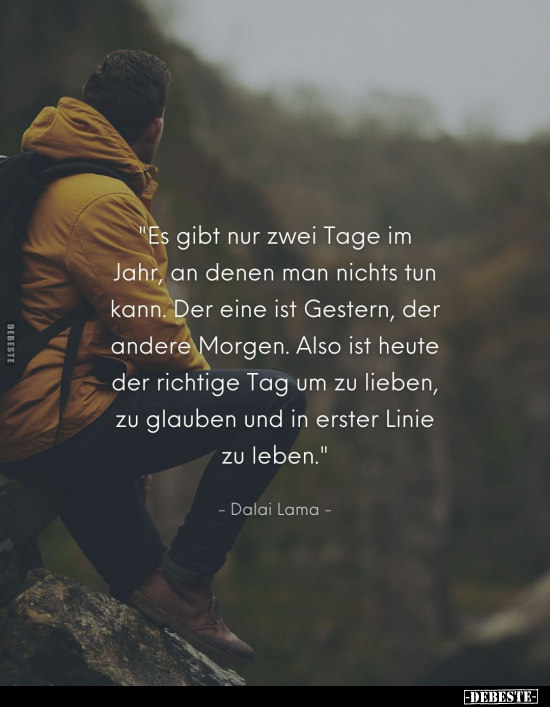 "Es gibt nur zwei Tage im Jahr.." - Lustige Bilder | DEBESTE.de