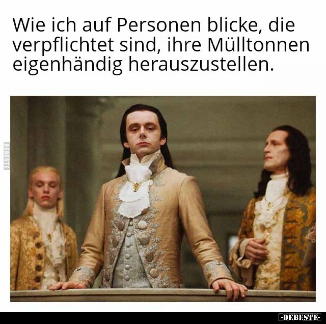 Wie ich auf Personen blicke, die verpflichtet sind, ihre Mülltonnen eigenhändig herauszustellen.