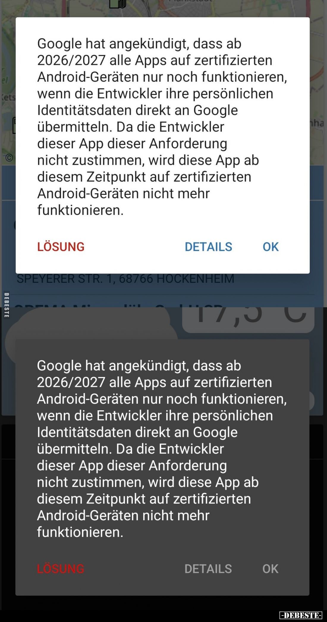 Google hat angekündigt, dass ab 2026/2027 alle Apps auf zertifizierten Android-Geräten nur noch funktionieren, wenn die Entwi...