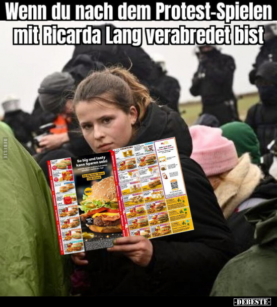 Wenn du nach dem Protest-Spielen mit Ricarda Lang.. - Lustige Bilder | DEBESTE.de